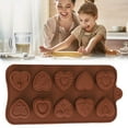 thumbnail image 1 of Harpily 50% Off Clear! Kitchen Gadgets Heart 10 Design Love Rose Silicone Non Stick Baking For DIY Candy Gummy Ice Cubes, 1 of 4