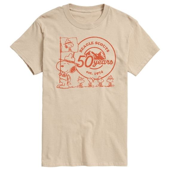 Peanuts - Snoopy Flag Logo - Men's Short Sleeve Graphic T-Shirt