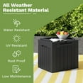 thumbnail image 3 of Patiowell 32 Gallon Resin Deck Box, Outdoor Storage Box for Patio Furniture, Deliveries, Pool Supplies,Waterproof and Lockable, Black, 3 of 8