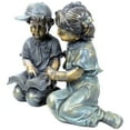 thumbnail image 4 of Alpine Corporation Girl and Boy Reading Statue Set, Includes 2 Statues, 4 of 13