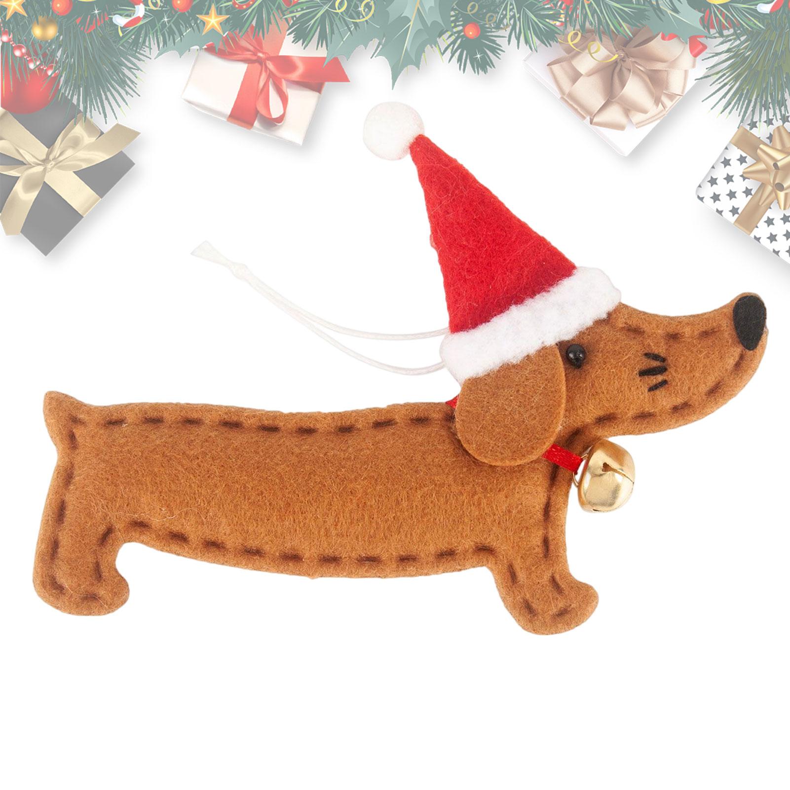 Christmas Tree Hanging Pendants Dachshund Dog Ornaments Decorations