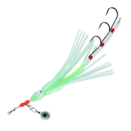 Fishing Squid Skirts Octopus Lures Luminous Soft Fishing Baits Fishing Tackle