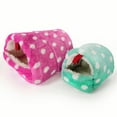 thumbnail image 3 of Meidiya Rat Hamster Warm Bed House Cute Plush Hut Hanging Hammock Cute Toy Nest for Small Animal Mice,Sugar Glider,Chinchilla,Dwraf Hamster, 3 of 7