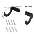 thumbnail image 2 of Baseball Bat Holder Rack Golf Stand Softball Bat Hanger Bracket Holder, 2 of 9