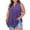 Purple, variant on Posijego Plus Size Tank Tops for Women Dressy V Neck Blouse Sleeveless Pleated Casual Business Work Tops