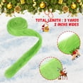 thumbnail image 2 of Christmas Faux Fur Ribbon Faux Fur Ribbon Trim Faux Fur Fabric Roll Winter Holiday Garland Ornament for Christmas Tree Wreath Bows Clothing Party Supplies, 2 of 6