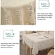 thumbnail image 3 of Manteles de encaje Beige con borlas, cubierta de mesa de algodón Vintage de ganchillo lavable para decoración de banquete de boda y cena, 3 of 5