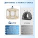 thumbnail image 5 of QinaQin Tienda burbuja pop up para exterior de 12 x 12 pies, domo iglú transparente para jardín de 6 a 8 personas, diseño contra lluvia y viento, ideal para camping, playa y eventos, 5 of 8