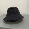 thumbnail image 5 of CoCopeaunts Cotton Bucket Hat for Women Summer Casual Frayed Wide Brim Beach Fisherman Hat Beach Vacation Travel Accessories, 5 of 8