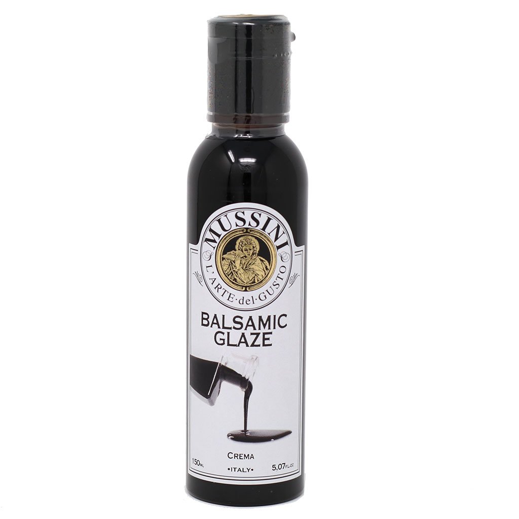 Mussini Dark Balsamic Vinegar Glaze, IGP, 150ml (5.1oz)