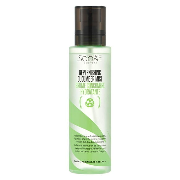 Soo'AE Replenishing Cucumber Mist, 6.76 Fl Oz (Pack of 3)
