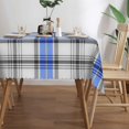thumbnail image 3 of Rectangle Table Cloth, Taste of Scotland Clan Hannay Tartan Plaid Resistant Washable Tablecloth Decorative Table Cover for Dining, Indoor and Outdoor, 3 of 6