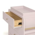 thumbnail image 5 of Graco Read-with-Me 3 Drawer Chest with Bookshelves and Removable Changing Topper, Blush with Driftwood, 5 of 14