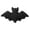 A001- Black, variant on Brown Bat Shaped Throw Pillow Soft Plush Halloween Decor Spooky Home Accent Gothic Home Decor Cozy Decorative Pillow for Living Room Bedroom Indoor 1 Pack