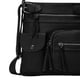 thumbnail image 2 of Bolsa De Hombro Bolso bandolera de PU Bolso de hombro femenino suave para mujer para el ocio diario (negro) Sywqhk Para Estrenar, 2 of 6