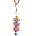 thumbnail image 2 of Flmtop Grindstone Bell Pet Parrot Bird Bite Teeth Grinding Toy Cage Hanging Decor, 2 of 8