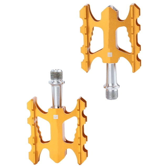Soidarity Pedales de bicicleta, accesorios para bicicletas, reemplazo de pieza modificada, Pedal de ciclismo con cojinete, accesorios de actualización de Ciclismo Dorado Soidarity OD023874-05