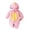 A-Pink149, variant on Unisex Baby Dinosaur Onesie Fuzzy Hooded Romper Party Wear Soft Romper Warm Cozy Jumpsuit
