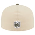 thumbnail image 4 of Men's New Era  Light Beige/Olive New York Giants Color Pack A-Frame 59FIFTY Fitted Hat, 4 of 5