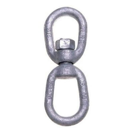 

Campbell Chain Galvanized Forged Steel Eye and Eye Swivel 3600 lb. (Pack of 5)