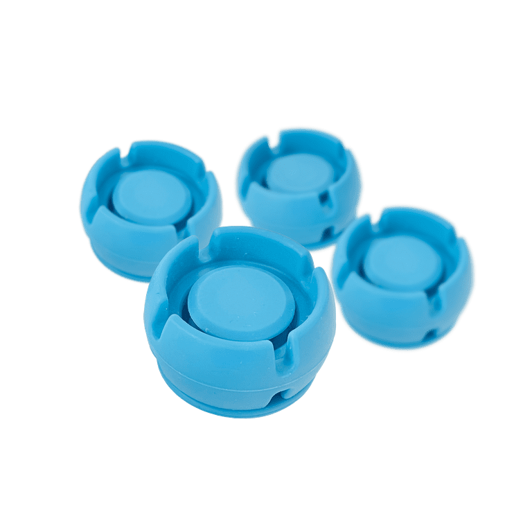 As Seen on TV, Reusable Blue Silicone Sheet Detanglers, 4 Pack 