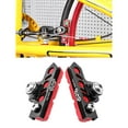 thumbnail image 3 of 1 par de pastillas de freno para bicicleta de montaña y carretera, tipo cajón negro rojo, 3 of 9