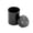 Black, variant on Portable Metal Food Storage Jar, Portable Storage Tin, Metal Waterproof Small Bottle, Travel Small Tea Container, Multipurpose Container Spices Container Purple 1Pcs