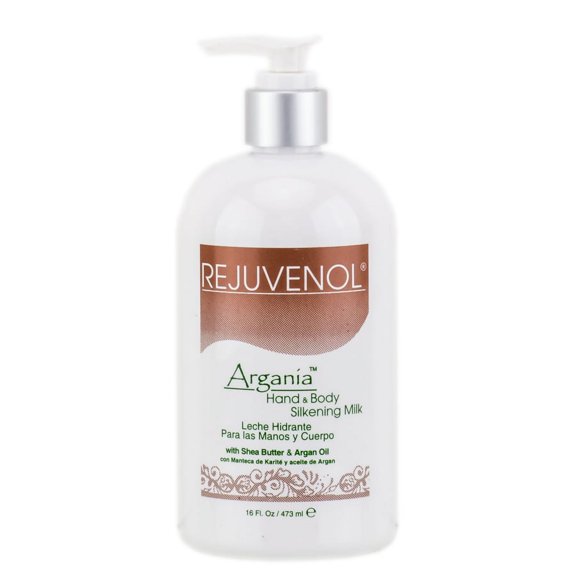 Rejuvenol Argania Hand & Body Silkening Milk Lotion (Size : 16 oz)