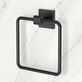 thumbnail image 2 of Gatco 4052MX Elevate Towel Ring, Matte Black, 2 of 4