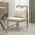thumbnail image 6 of Beli Outdoor Side Chair Set of 2-Washable Beige Covers-Natural Brown, 6 of 10