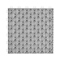 Heavy-Duty Garage Floor Tiles Interlocking 12"x12", 25-Pack – Non-Slip Texture, Easy Installation, for Garages, Repair Shops, Basements (Silver)