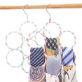 thumbnail image 4 of 28 Ring Scarf Wraps Shawl Storage Hanger Scarf Rack Hanger Hanging Scarf Hijab Tie, 4 of 5