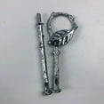thumbnail image 4 of 2/3 Tier Cake Plate Stand Cupcake Fittings Silver Golden Wedding Party No Plate Silver 2 Layers YIWEI, 4 of 8
