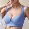 thumbnail image 2 of Bras for Women,Lightweight Wireless Lift And Side Support Bra No Show Plus Size Comfort Undergarment,Sports Bras for Women,Blue,40/90C, 2 of 9