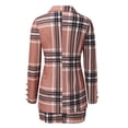 thumbnail image 7 of YM Women's 2 Piece Outfits, Plaid Skirts for Women Long Sleeve Casual Suits Button Work Coat High Waist Blazer Jacket and Mini Skirt Set, 7 of 7