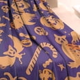 thumbnail image 3 of Halloween Spooky Icons Pattern Blanket,Comfortable Soft Flannel Throw Blanket,All Season,Warm Lightweight Blankets for Sofa Bed Couch Living Room Chair,40"x50", 3 of 4