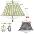 thumbnail image 5 of SUNCREAT Polyester Hammock with Stand , Freestanding Hammock with Spreader Bar, Green&Beige, 5 of 9