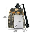 thumbnail image 3 of FORMRS Women's Travel Backpack Purse Anti-Theft Hidden Pockets Casual Shoulder Bag, Beige Halloween Skeleton, 3 of 7