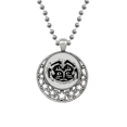 thumbnail image 1 of Scary Circle Black Indian flamen sacerdote sacrificio Totem tattoo ilustración patron Collares Colgante Retro Moon Stars Jewelry Unbranded M, 1 of 3
