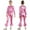 Pink, variant on iiniim Kids Girls Modern Jazz Hip Hop Dance Outfits Long Sleeves Bomber Jacket with Bell-bottoms Pants Set Size 6-16 Gold 10
