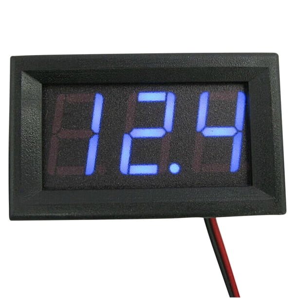 Mini probador voltaje DC4.5V-30V pantalla LED 0 56 pulgadas para coche barco motocicleta