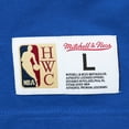 thumbnail image 7 of Men's Mitchell & Ness Royal Golden State Warriors Hardwood Classics Team OG 2.0 Premium Vintage Logo T-Shirt, 7 of 7