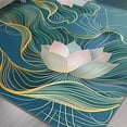 thumbnail image 3 of braveheart Add Style To Office Designer Chair Mat For Hard Floors Middle Layer Forms Fan 80*120（cm）, 3 of 6