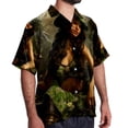 thumbnail image 2 of Saint Patrick's Day Men's Short Sleeve Poplin Beach Shirts, Casual Printed Button Down Summer Hawaiian Shirt - Unisex, 2 of 6