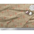 thumbnail image 2 of Soimoi Cotton Voile Fabric Leaves & Floral Artistic Print Fabric by Yard 42 Inch Wide, 2 of 3