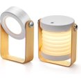 thumbnail image 1 of Lanterne D'clairage Rtractable (blanche), Lampe Tactile Intensit Variable, Lampe De Chevet Avec Veilleuse De Scurit, Table De Nuit Portable, 1 of 5