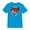 Royal Blue, variant on Boy's Nintendo Team Super Mario Emblem Graphic Tee Turquoise X Small