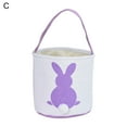 thumbnail image 2 of Cheers US 2022 Easter Bunny Basket Bags Large Easter Canvas Tote Bags Bunny Ears Bags Spring Egg Hunts Bags for Easter Kids Eggs Candy Hunting Carrying Daily Usage, 2 of 2