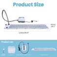 thumbnail image 2 of 6-Level Adjustable Bubble Bath Mat with Remote Control, 400W Powerful Air Pump for 100,000+ Bubbles, EVA Material Spa System with Suction Cups for Most Bathtubs, Home SPA Experience., 2 of 12