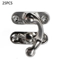 thumbnail image 1 of 25 Pcs Antique Latch Hook Buckle Right Angle Lock Vintage Cupboard Latch Buckle, 1 of 8